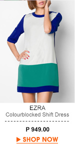 Colourblocked Shift Dress
