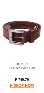 Leather Cash Belt