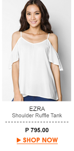 Shoulder Ruffle Tank