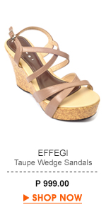 Taupe Wedge Sandals