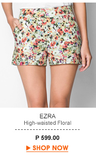 High-waisted Floral